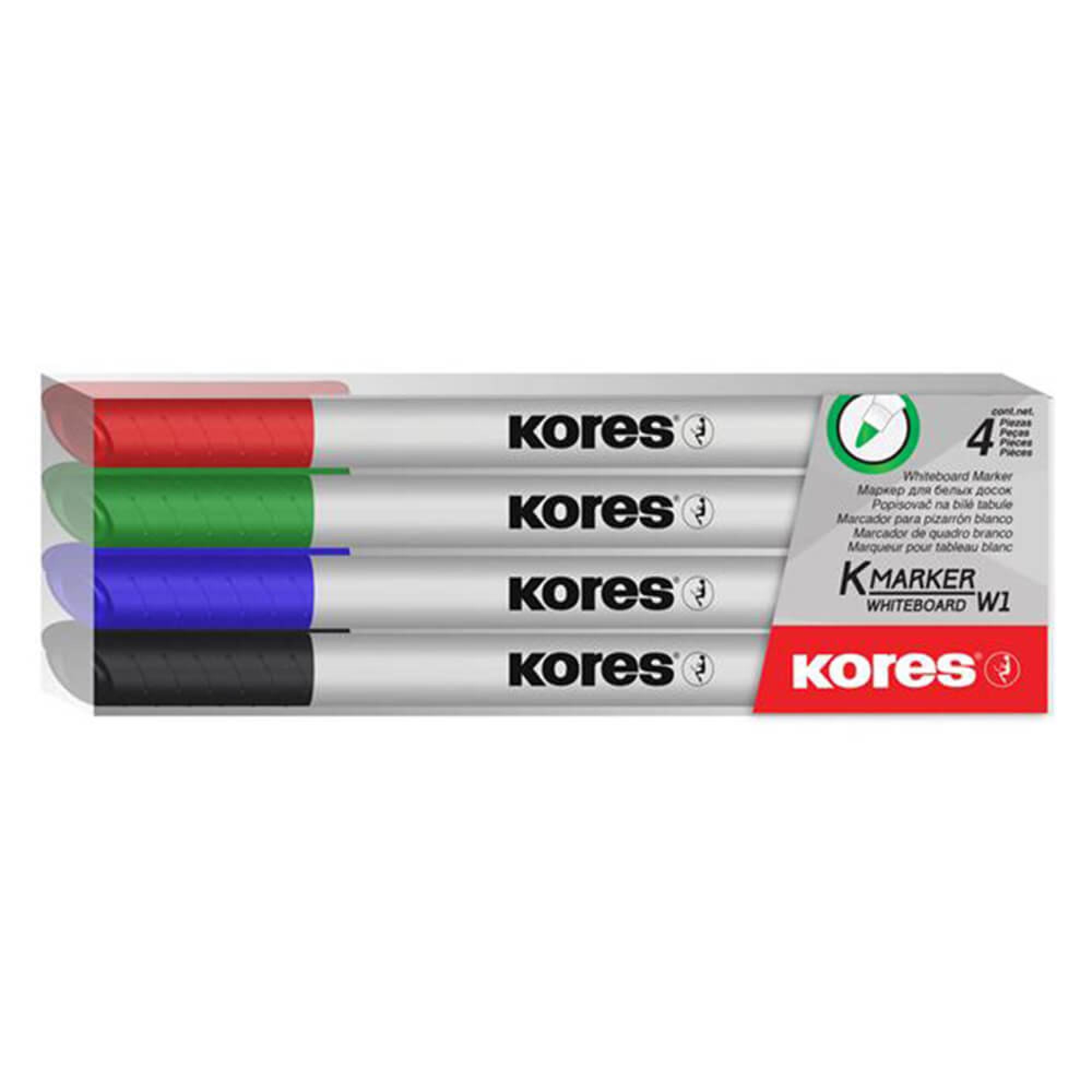 MARKER WHITEBOARD SET 4 SLIM KORES MARKER WHITEBOARD SET 4 SLIM KORES